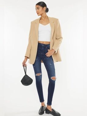 NWT KANCAN Hilarie High Rise Skinny